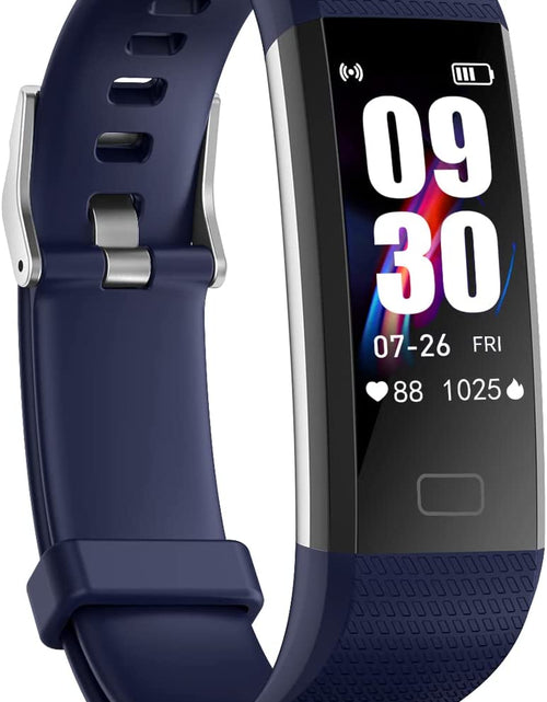 Load image into Gallery viewer, Fitness Tracker with Step Counter/Calories/Stopwatch, Activity Tracker with Heart Rate Monitor, IP68, Health Tracker with Sleep Tracker, Smartwatch, Pedometer Watch for Women Men Kids
